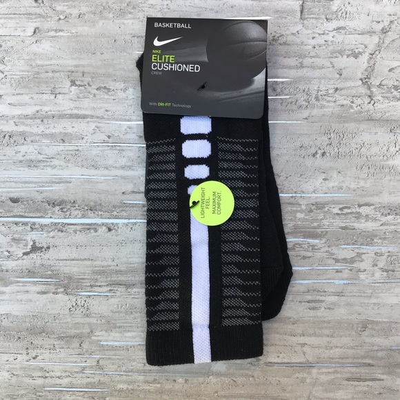 Nike Elite Cushioned Basketball Crew Socks - Picture 4 of 11